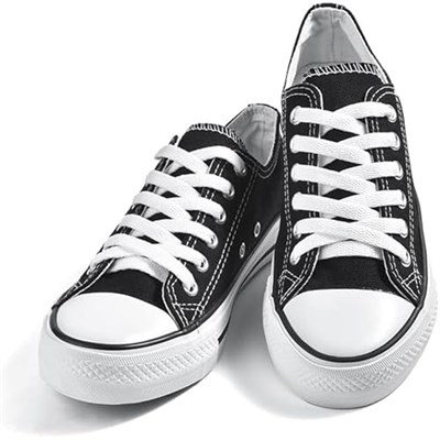 Yassı Sneakers ve Spor Ayakkabı Bağcığı, Orjinal Düz Bağcık, Yüksek Kaliteli Bağ [1 Çift]