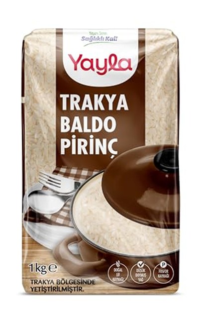 yayla 1 kg Trakya Baldo Pirinç