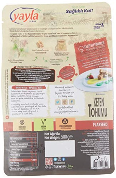 Yayla 500 gr Gurme Keten Tohumu