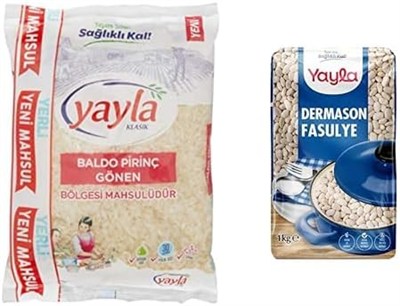 Yayla Baldo Pirinç 1 Kg & Dermason Fasulye 1 Kg