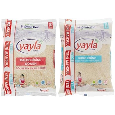 Yayla Baldo Pirinç 1 Kg & Kırık Pirinç 1 Kg