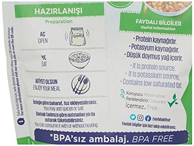 yayla Fasulye Pilaki, 400 gr Tekli Paket