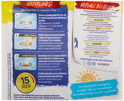 yayla Gurme Fit Karışık Sebzeli Bulgur 360 gr Tekli Paket