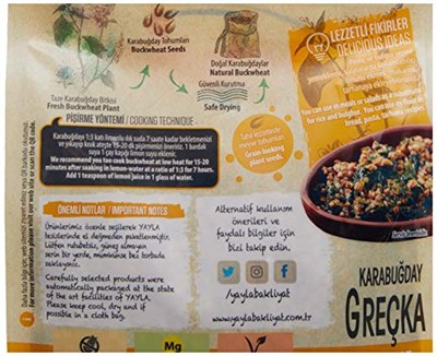 Yayla Gurme Greçka(Karabuğday) (500 Gr)