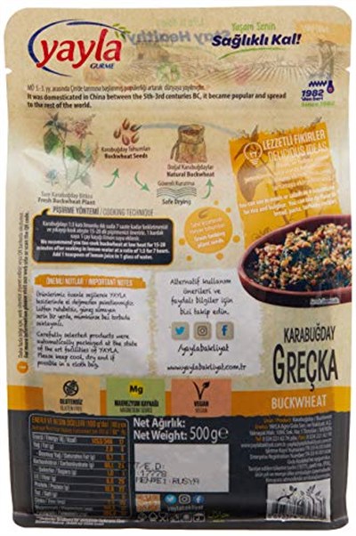 Yayla Gurme Greçka(Karabuğday) (500 Gr)