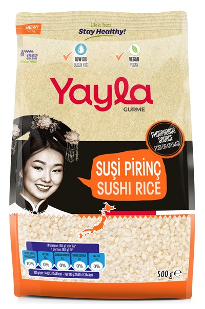 Yayla Gurme Sushi Pirinç 500 gr
