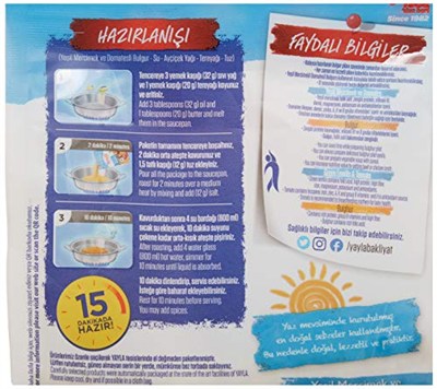 yayla Gurme Yeşil Mercimek ve Domatesli Bulgur, 360 gr Tekli Paket