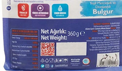 yayla Gurme Yeşil Mercimek ve Domatesli Bulgur, 360 gr Tekli Paket