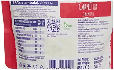 yayla Haşlanmış Garnitür, 560 gr Tekli Paket 2li paket