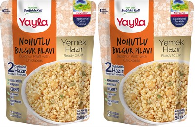 Yayla Nohutlu Bulgur Pilavı (250 Gr) 2li paket - Seçenekler: 250 Gr, 250 Gr (2 paketi), 250 Gr 3lü paket...