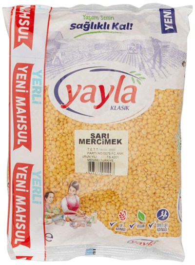 Yayla Sarı Mercimek (1 Kg)
