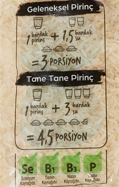 yayla Tane Tane Pirinç 2 kg