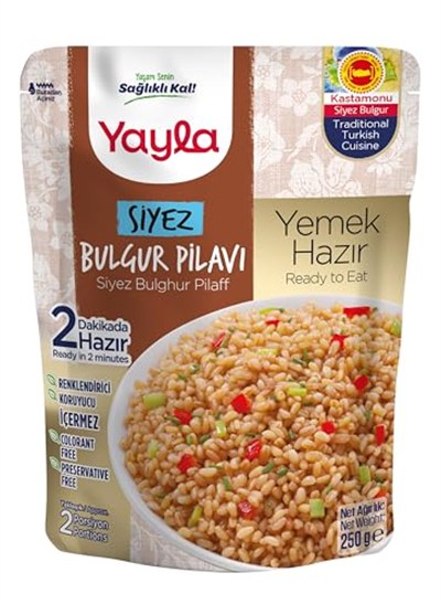 Yayla Yemek Hazır Siyez Bulgur Tek Paket