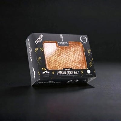 Yegens 500 Gr Hakiki Petekli Çiçek Balı | TA17.5+ | 900 Prolin | Erzincan - Kemah | Doğal Petekli Çiçek Balı