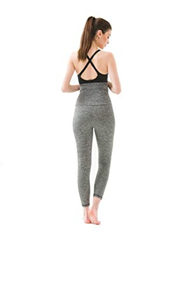 Yeni İnci T145 Hamile Sporcu Taytı Tek Alt, Gri Melanj, XL