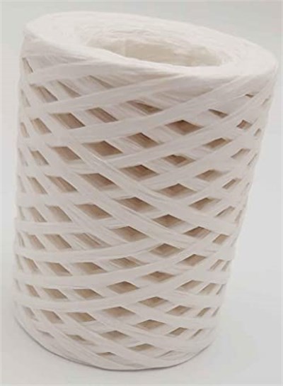 Yeni İthal Rafya İp 100 gr Beyaz (G14)
