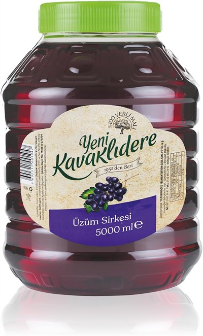Yeni Kavaklıdere Üzüm Sirkesi 5000 ml