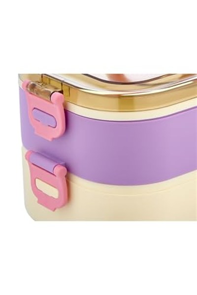 Yeni Nesil Sefer Tası Lunch Box Beslenmez Kabı Paslanmaz Çelik 1300 ml