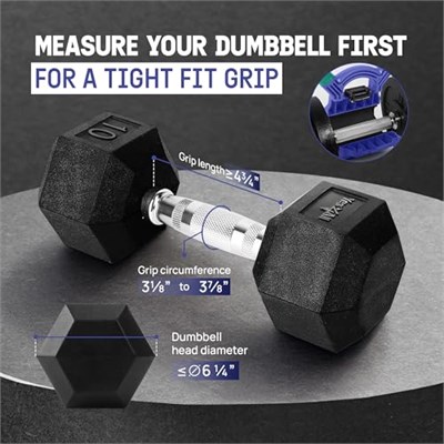 Yes4All D8FC Kettle Grip sap, dambılları antrenmanlar için girya dönüştürmek için, A. kırmızı/siyah, halter dönüştürücü