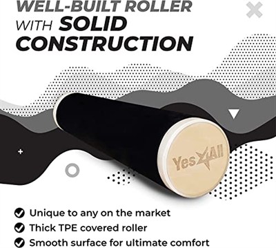 Yes4All denge tahtası spor eğitmeni, ayarlanabilir durduruculara sahip sörf antrenman tahtası, karın kası gücünü ve denge kontrolünü geliştirir