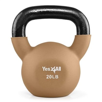 Yes4All Neopren Kaplamalı Ayarlanabilir Girya ve Girya Setleri, Evde spor ve dambıl ağırlık antrenmanı için el ağırlıkları seti