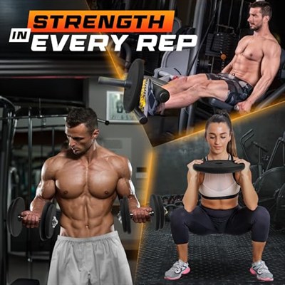Yes4All Standart 2,54 cm dökme demir ağırlık plakası - Kuvvet antrenmanı için ideal - Çoklu ağırlık: 2-11 kg (Tekli ve 4lü Set)