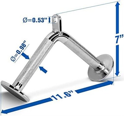 Yes4All Üniseks Kablo Bağlantısı Combo Çift D Kolu Kauçuk Lat Makine Ataşmanı Triceps Halatı Düz ​​Döner Bar V Şekli Bar Kablo Ek Kablo Ev Spor Salonu için Makine Aksesuarları