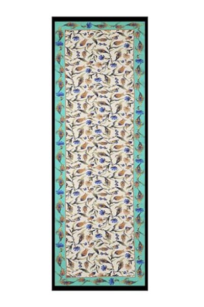 Yeşil Siyah Karanfil Lale Fular