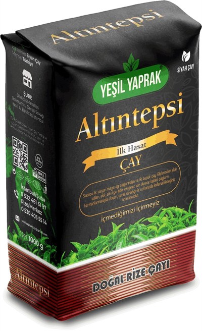 Yeşil Yaprak Altıntepsi Doğal Rize Çayı, Elekaltı Siyah Çay 1 Kg. İlk Hasat Mayıs Çayı (1)