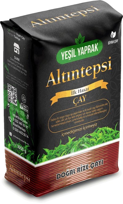 Yeşil Yaprak Altıntepsi Doğal Rize Çayı, Elekaltı Siyah Çay 1 Kg. İlk Hasat Mayıs Çayı (1)