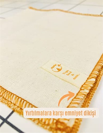 Yıkanabilir, Kumaş Chemex Kahve Filtresi Ağartılmamış%100 Ham Pamuk, Organik, Ekolojik Filtre Chemex (C.1)
