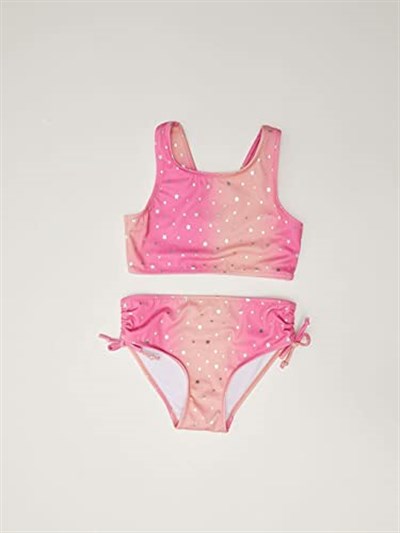 Yıldız baskılı kız çocuk bikini takım DB200737BT