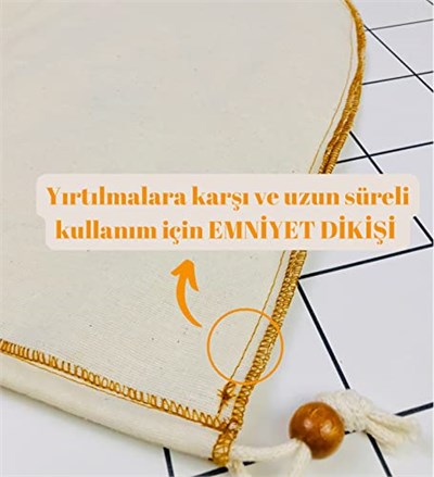 yofu yoga and food %100 Ağartılmamış Ham Pamuk Bitkisel Süt Süzme Kesesi Badem Sütü, Fındık Sütü, Yeşil Sebze Suyu Süzme - Organik Pamuk Kese (30 x 35 cm) - Seçenekler: 25 x25 cm, 30 x 35 cm, 35x50 cm