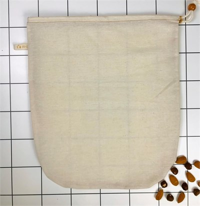 yofu yoga and food %100 Ağartılmamış Ham Pamuk Bitkisel Süt Süzme Kesesi Badem Sütü, Fındık Sütü, Yeşil Sebze Suyu Süzme - Organik Pamuk Kese (35x50 cm) - Seçenekler: 25 x25 cm, 30 x 35 cm, 35x50 cm
