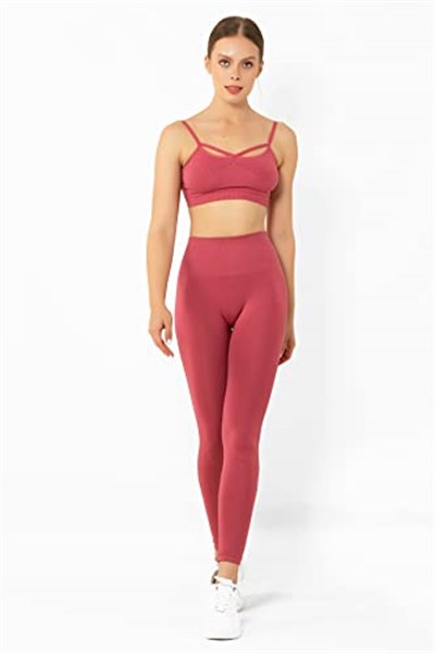 Yoga & Pilates Yüksek Bel Toparlayıcı Seamless Spor Tayt