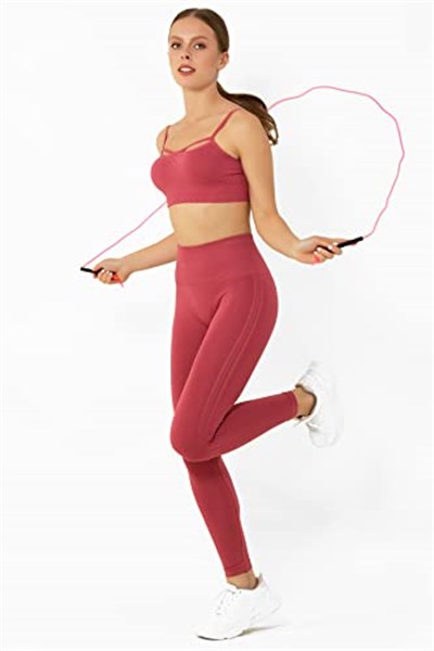 Yoga & Pilates Yüksek Bel Toparlayıcı Seamless Spor Tayt
