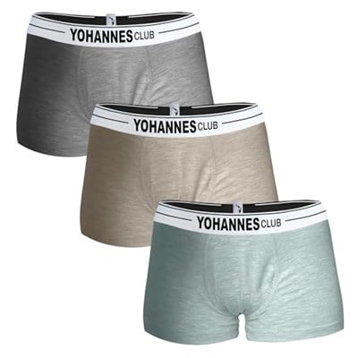 Yohannes Club, Erkek Çocuk, Pamuklu Boxer, Çoklu Paket, Nefes Alabilen Doğal Kumaş