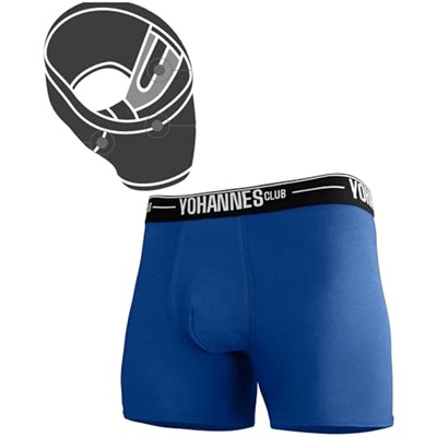 Yohannes Club, Özel Bölmeli Erkek Boxer, Pamuklu, Elastik Bel Bantlı, Rahat, Şık, Sağlıklı