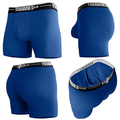 Yohannes Club, Özel Bölmeli Erkek Boxer, Pamuklu, Elastik Bel Bantlı, Rahat, Şık, Sağlıklı