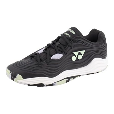YONEX Fushionrev 5 Cly erkek tenis ayakkabısı, kum yeri ayakkabısı, siyah