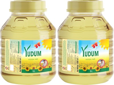 Yudum Ayçiçek Yağı 5 lt Yuvarlak Pet