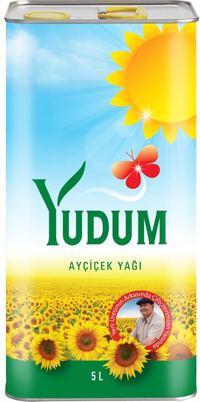 Yudum Ayçiçek Yağı Teneke 5 l 4 Adet