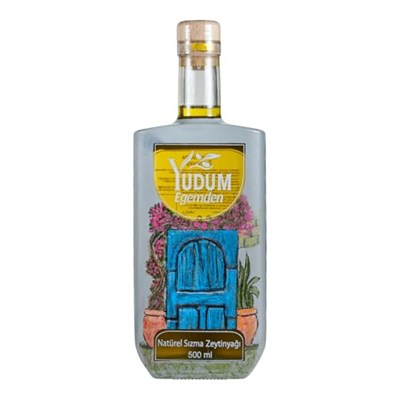 Yudum Egemden Ayvalıklı Kadınlar 500 ml Sızma Zeytinyağı Kutulu Cam