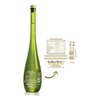 Yudum Egemden Özel Tasarım Erken Hasat 400 ml Sızma Zeytinyağı Cam
