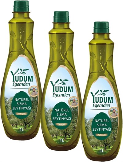 Yudum Egemden Yumuşak Lezzet 1 lt Sızma Zeytinyağı Pet