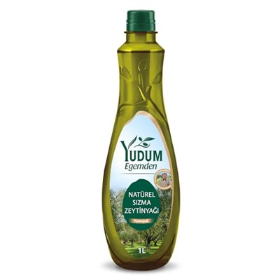 Yudum Egemden Yumuşak Lezzet 1 lt Sızma Zeytinyağı Pet