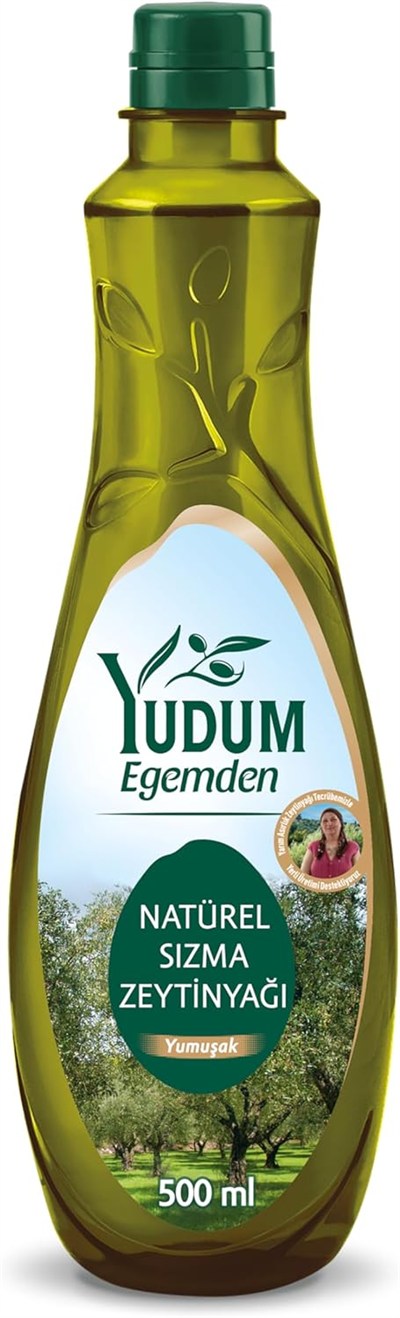 Yudum Egemden Yumuşak Lezzet 500 ml Sızma Zeytinyağı Pet