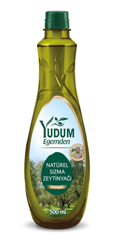Yudum Egemden Yumuşak Lezzet 500 ml Sızma Zeytinyağı Pet