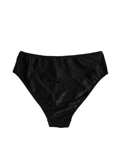 Yüksek Bel Bikini Altı Dokulu Desenli