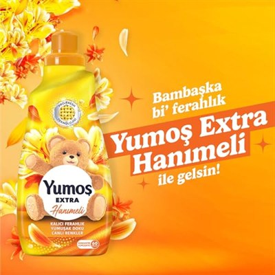 Yumoş Çamaşır Yumuşatıcısı Extra Konsantre Hanımeli 1440 ml